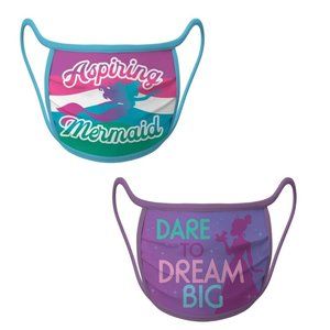 Disney Ariel Tiana Cloth Mask Set Adult XL